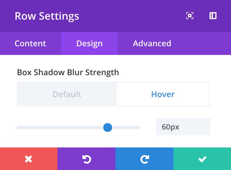 Divi Theme Builder module Row