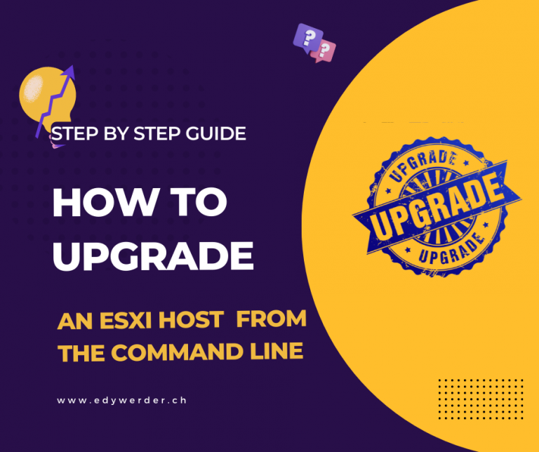 How to upgrade an ESXi host featured