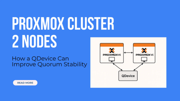 Proxmox Cluster 2 Nodes