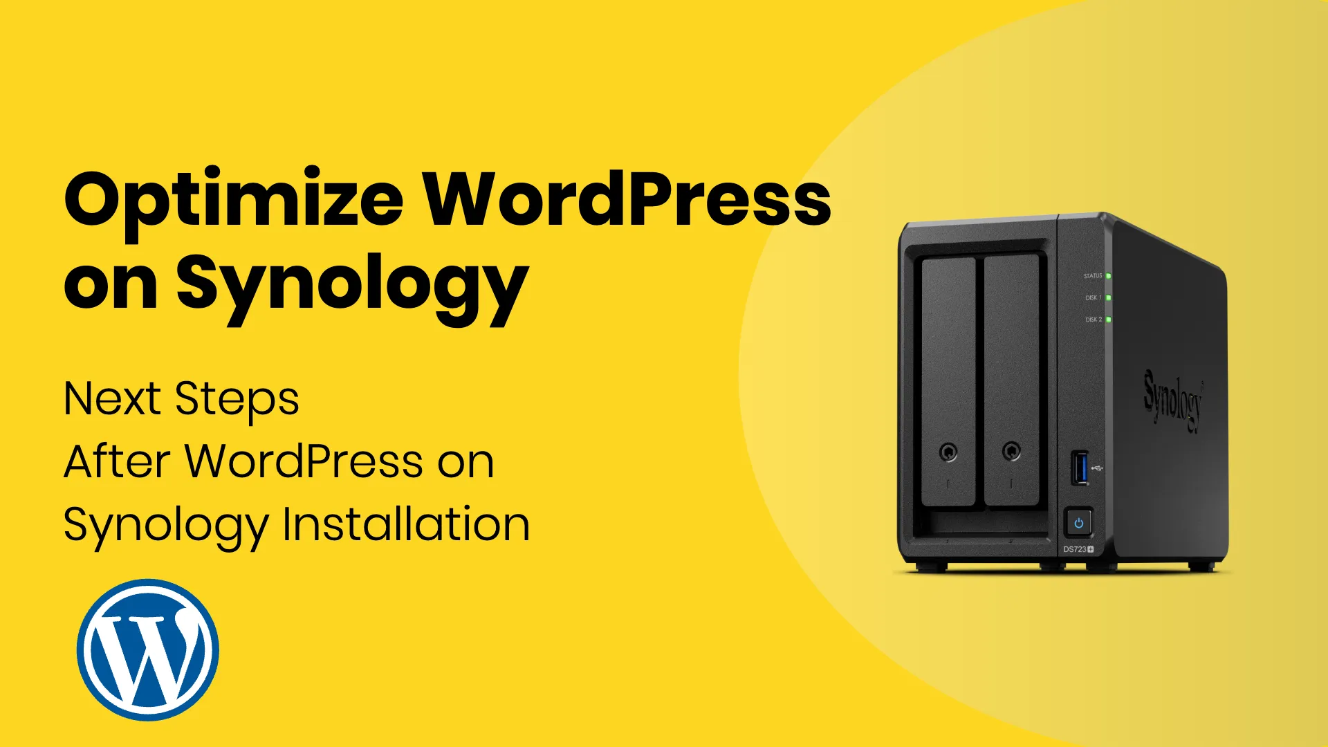 Optimize WordPress on Synology