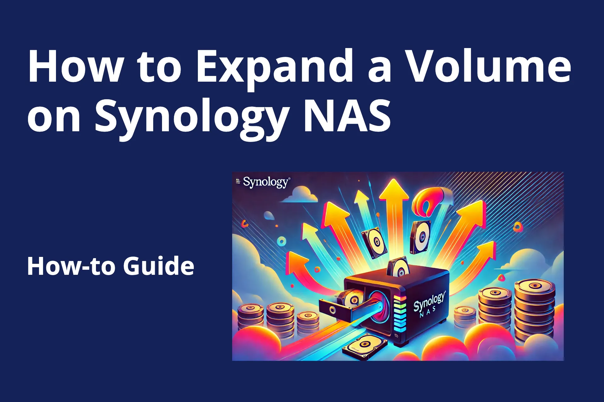 How to expand a volume on Synology NAS