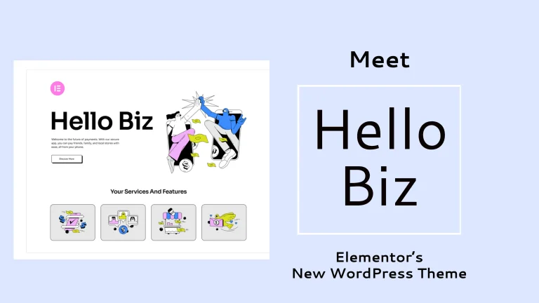 Meet Hello Biz from Elementor